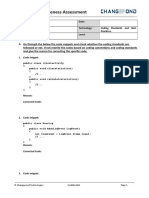 Coding Standards and Best Practices Questions