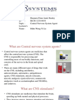 Central Nervous System Agents