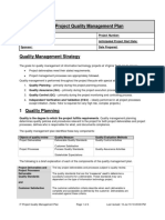 IT Project Quality Management Plan