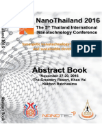 Abstract Book NanoThailand2016