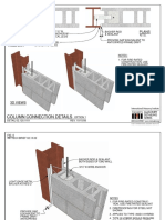 Steel Connection With Block Details