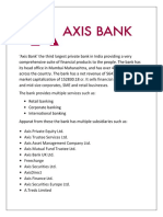 Axis Bank Report.