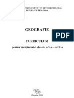 Geografie Curriculum C v-VIII