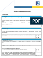 US - Third Party Compliance Questionnaire - Final