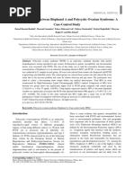 The Association Between Bisphenol A and Polycystic Ovarian Syndrome: A Case-Control Study