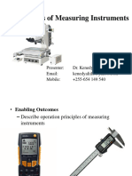 Principles of Measuring Instruments: Presenter: Dr. Kenedy Aliila Greyson Email: Mobile: +255-654 149 540