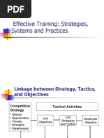 Effective Training: Strategies, Systems and Practices