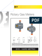 Rotary Gas Meters: G10 - Hard Metric