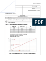 Centripetal Force I. Objectives