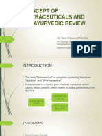 Concept of Nutraceuticals and Its Ayurvedic Review