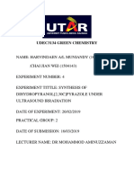 Udec3134 Green Chemistryexp 4