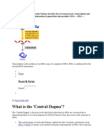 The Central Dogma of Molecular Biology