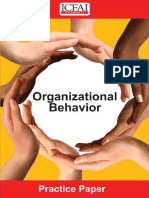 ICFAI Organizational Behaviour Model Questions