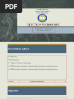 Electron Microscopy: Mekelle University College of Health Sciences School of Pharmacy