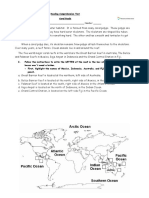 Reading Comprehension Test Coral Reefs