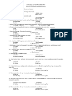 Electrical Installation and Maintenance Test I. Multiple Choice. Choose The Correct Answer