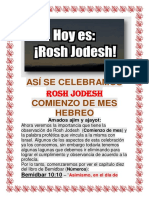 Como Se Celebra Rosh Jodesh