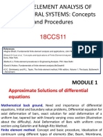 Finite Element Analysis of Structural Systems