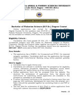 Admission Notification BFSC - 19-20 (English)