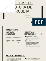 Informe de Rotura de Probeta