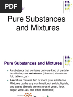 Pure Substances and Mixtures