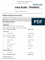 Glasgow Coma Scale - Pediatric - Pediatric Glasgow Coma Scale