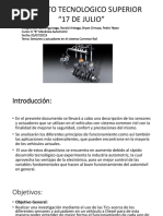 Sensores en Un Vehiculo A Diesel