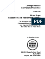 Fiber Rope Inspection Adn Retirement Criteria