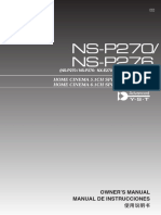 Yamaha NS-P270 User Manual