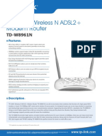 TD-W8961N V1 Datasheet PDF