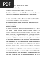 A) Observar La Acusación Del Fiscal Por Defectos Formales, Requiriendo Su Corrección