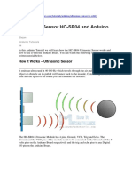 Ultrasonic Sensor HC-SR04 and Arduino Tutorial