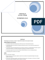 Unit Plan G.N.M. I Year Nutrition (Fat)