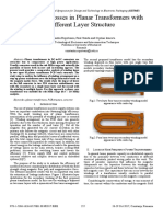 A Study of Losses in Planar Transformers With Different Layer Structure