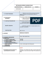 Detailed Science Lesson Plan: Grade Level Quarter/Domain Week & Day No. Page No