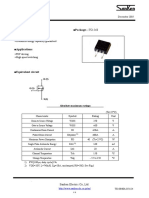 Mos Fet: Features Package - TO-263