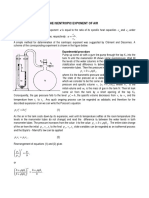 Isentropic Exponent