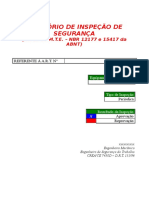 Inspeção Periódica - Caldeira ATA H3N - Abril de 2010