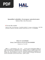 Quantified Reliability of Aerospace Optoelectronics: To Cite This Version