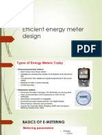 Efficient Energy Meter Design