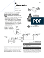 Model L111 Thermostatic Mixing Valve Installation Instructions