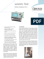 Cellular Parametric Test: Racal Instruments Wireless Solutions 6113