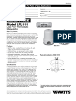 Model LFL111 Specification Sheet