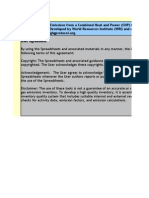 Allocation of GHG Emissions From A Combined Heat and Power (CHP) Plant. Version 1.0. User Agreement