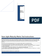 Agile Maturity Matrix For Teams