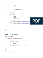 1.armstrong Number: Public Class Public Static Void Int Int Int While