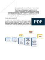 What Is A Disaster?: Geophysical Hydrological Meterological Climatological Biological