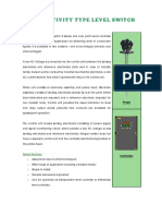 Conductivity Type Level Switch: Salient Features