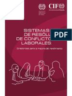 Sistemas de Resolucion de Conflictos Laborales