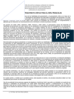 2 - Habilidades de Pensamiento Crítico para El Nivel Preescolar